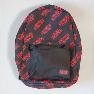 Stranger Things Black & Red Backpack